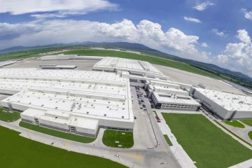 Audi México aerial view