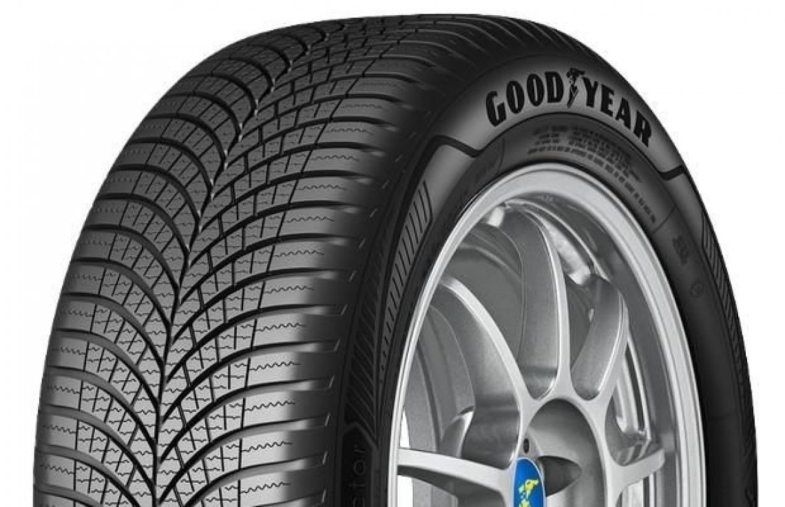 1.Goodyear Vector 4Seasons Gen-3<br> Ocena ADAC: 2,4<br> Bezpieczeństwo jazdy: 2,7<br> Bilans środowiskowy:1,8<br> Ocena ogólna: dobra.