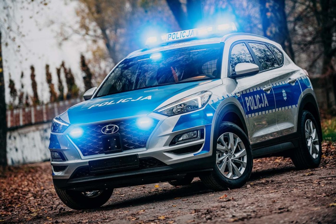 100 radiowozów Hyundai Tucson dla policji