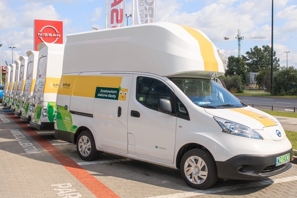 Prawie 260 Elektrycznych Nissan w E NV200 Trafi Do InPost Fleet pl