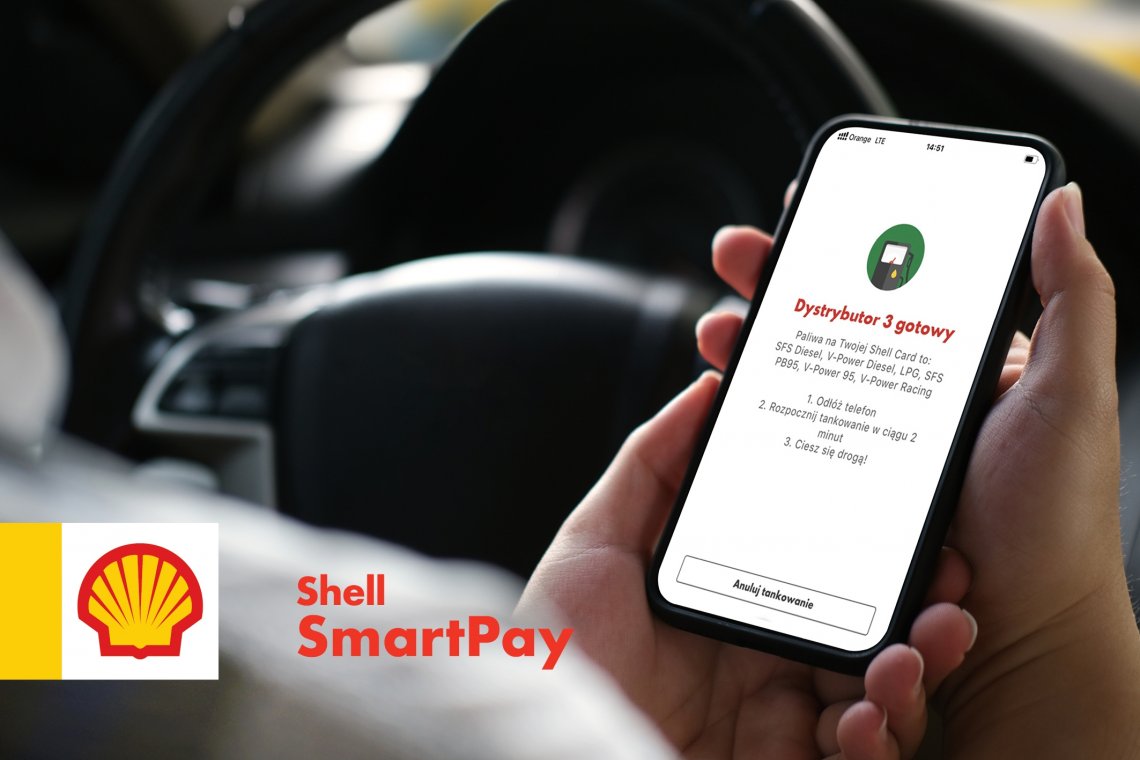 Płatności mobilne na stacjach Shell - SmartPay