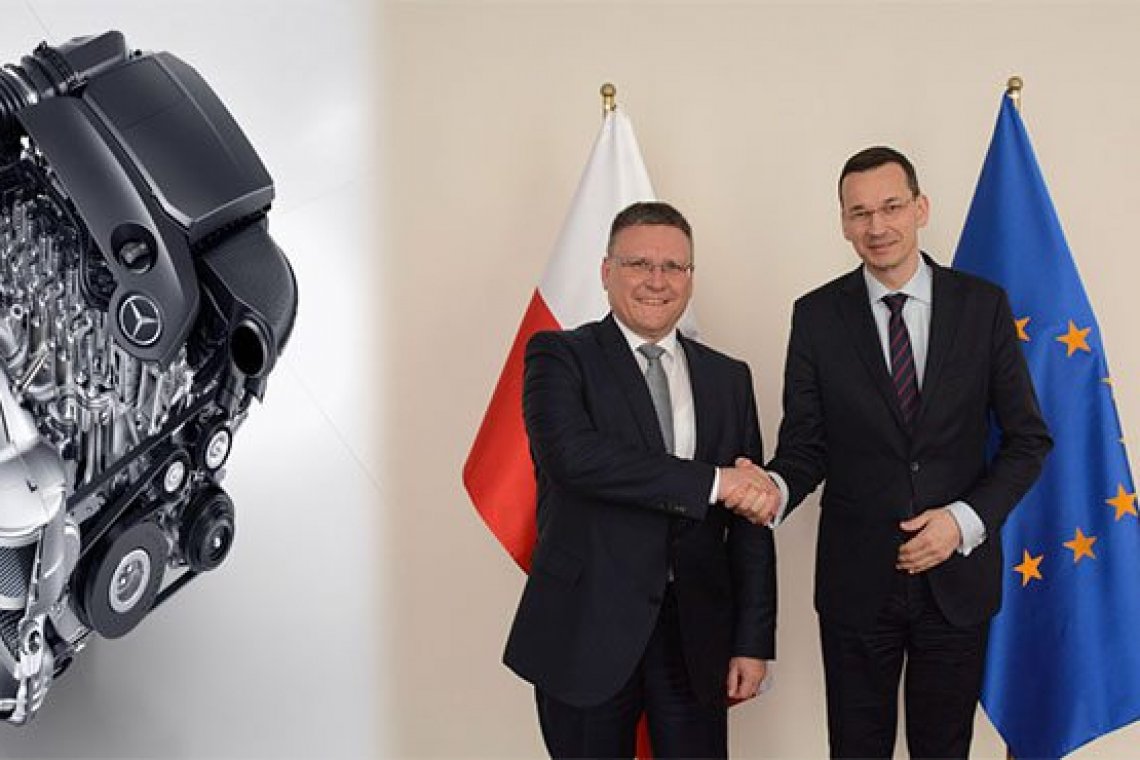 Daimler planuje nową fabrykę silników w Polsce