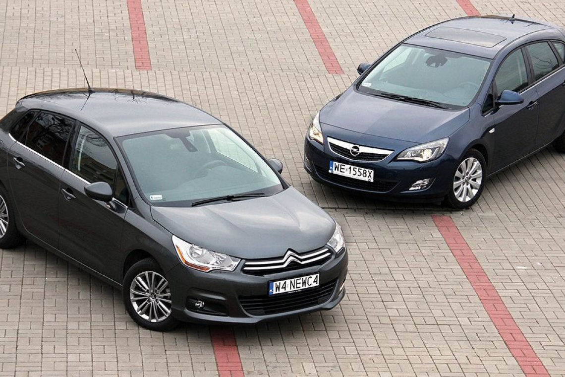 Opel Astra vs. Citroën C4 Kompakty na schwał