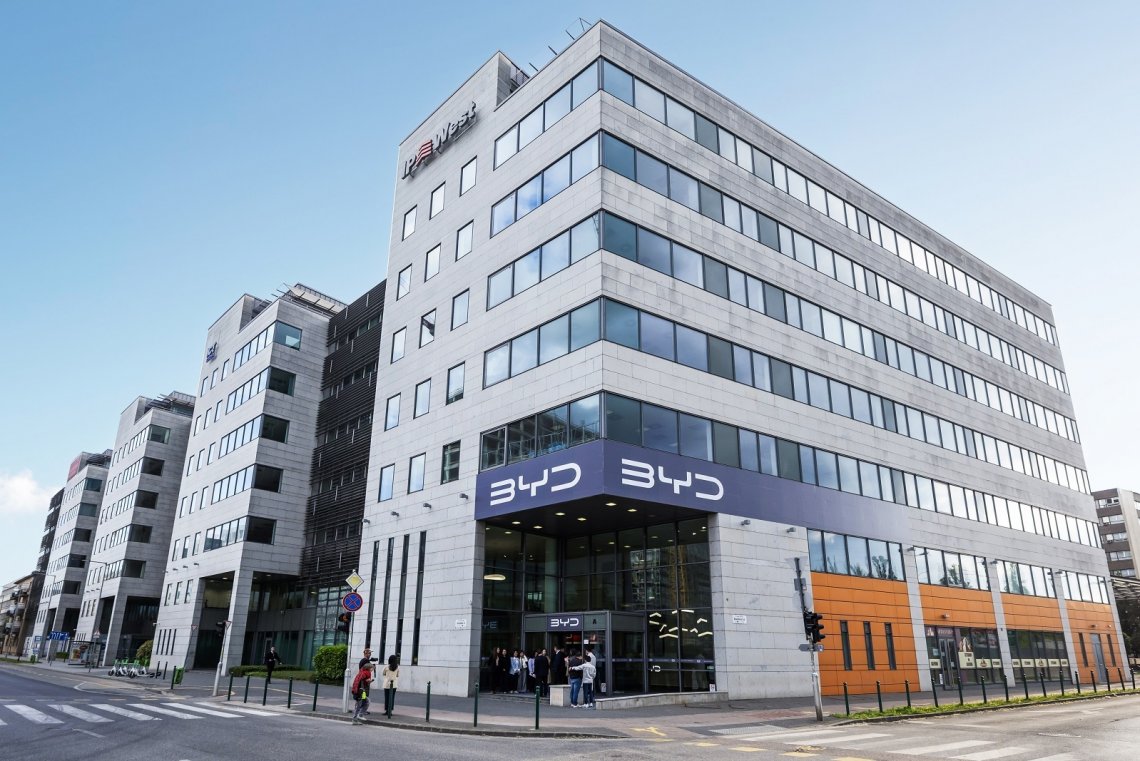 BYD_s_European_business_headquarters_in_Budapest